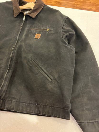 2009 Carhartt Detroit J67 Faded Black Carhartt Jacket (XXL)