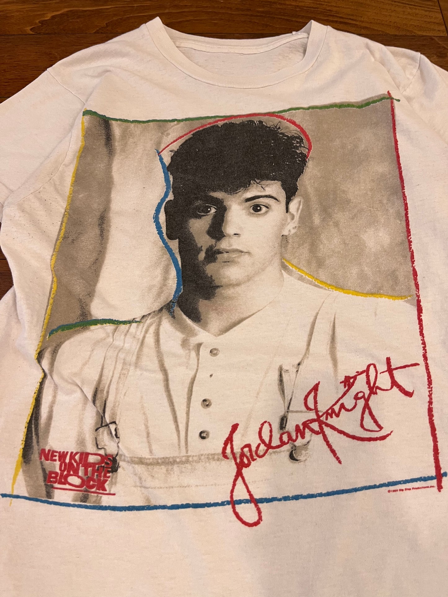 1989 New Kids On The Block Jordan Knight Vintage Music Tee (M)