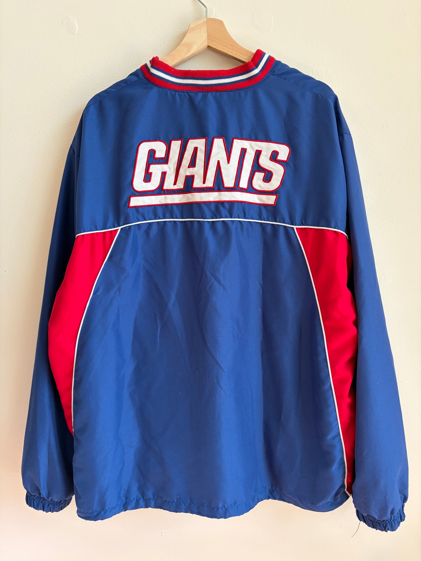 2000s New York Giants NFL Blue Windbreaker (XL)