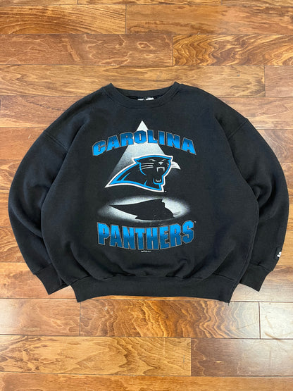 1993 Carolina Panthers Starter Shadow Crewneck (XL)