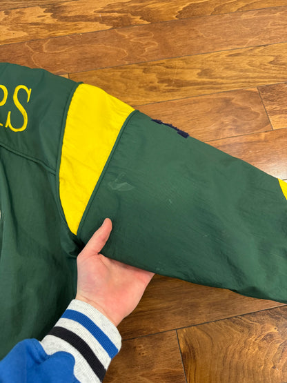 90s Green Bay Packers Nutmeg Puffer Jacket (M)