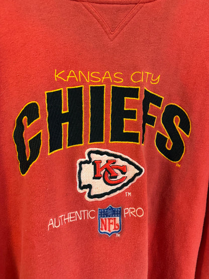 1990s Kansas City Chiefs Logo Athletic Pro Line Crewneck (XL)