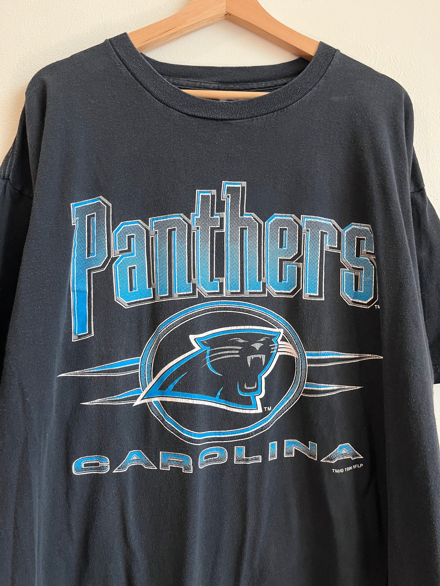 1996 Carolina Panthers Logo 7 Tee (XL)