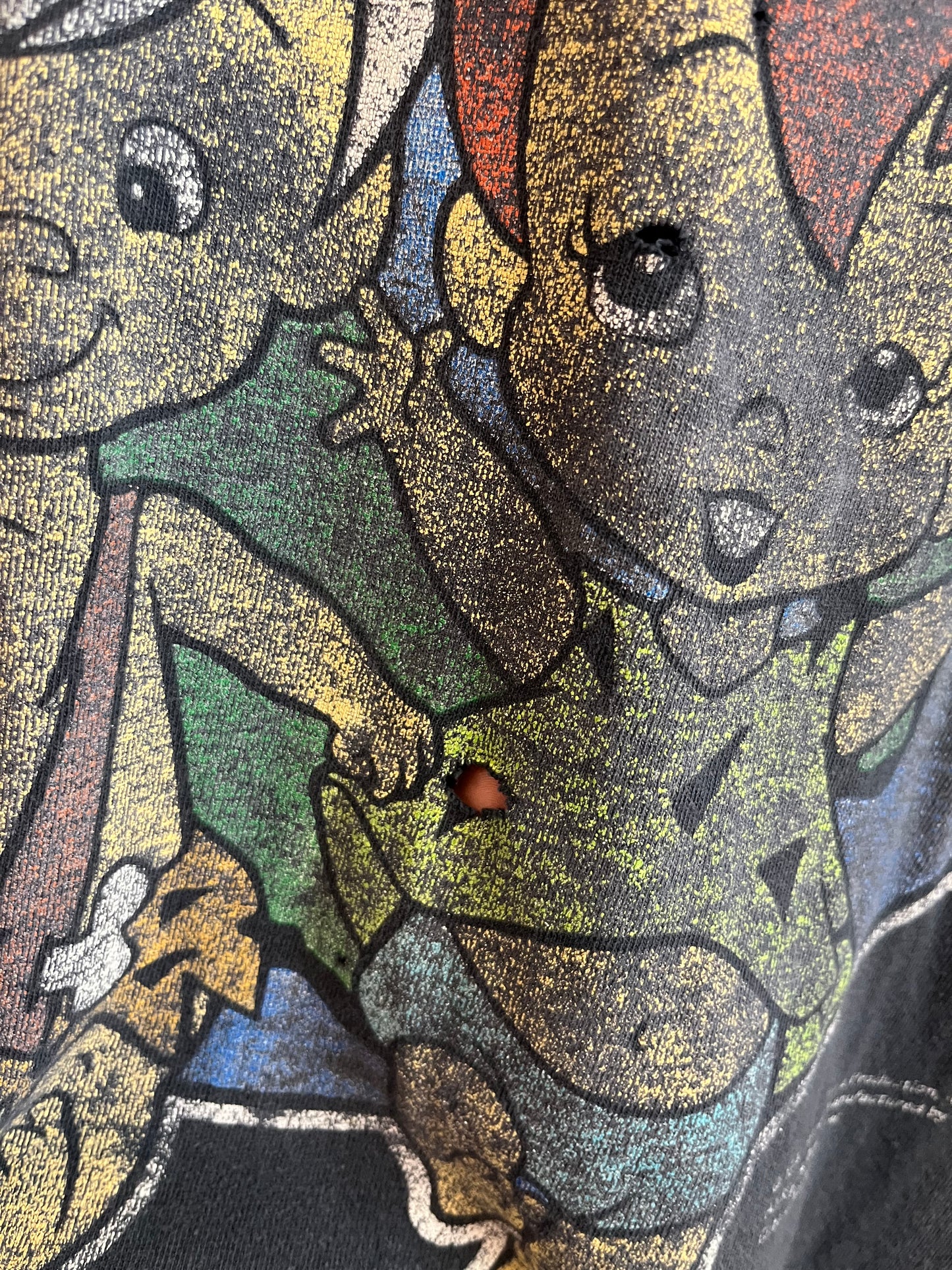 1994 The Flintstones Pebbles and Bam-Bam Distressed Faded Tee (L)