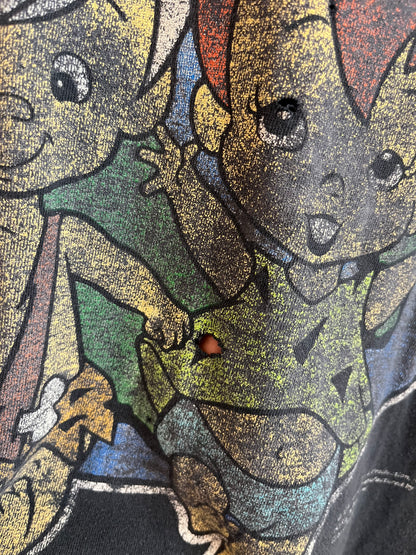 1994 The Flintstones Pebbles and Bam-Bam Distressed Faded Tee (L)