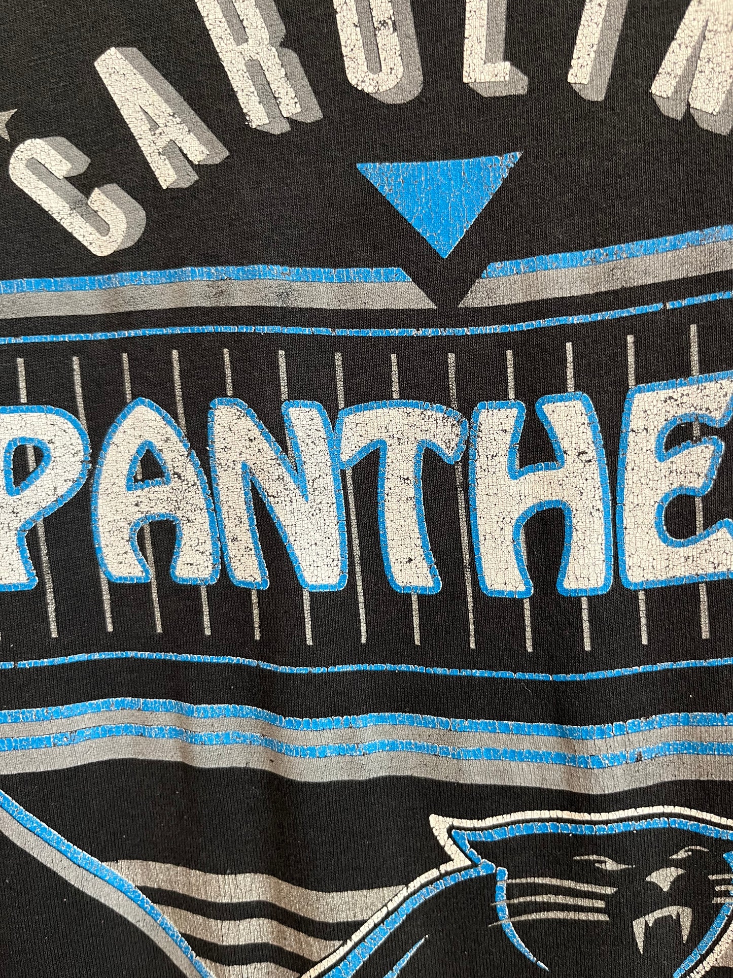 1993 Carolina Panther Black Home Team Tee (XL)