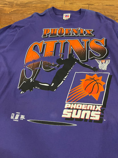 1995 Phoenix Suns Spell Out Vintage Graphic NBA Tee (XL)