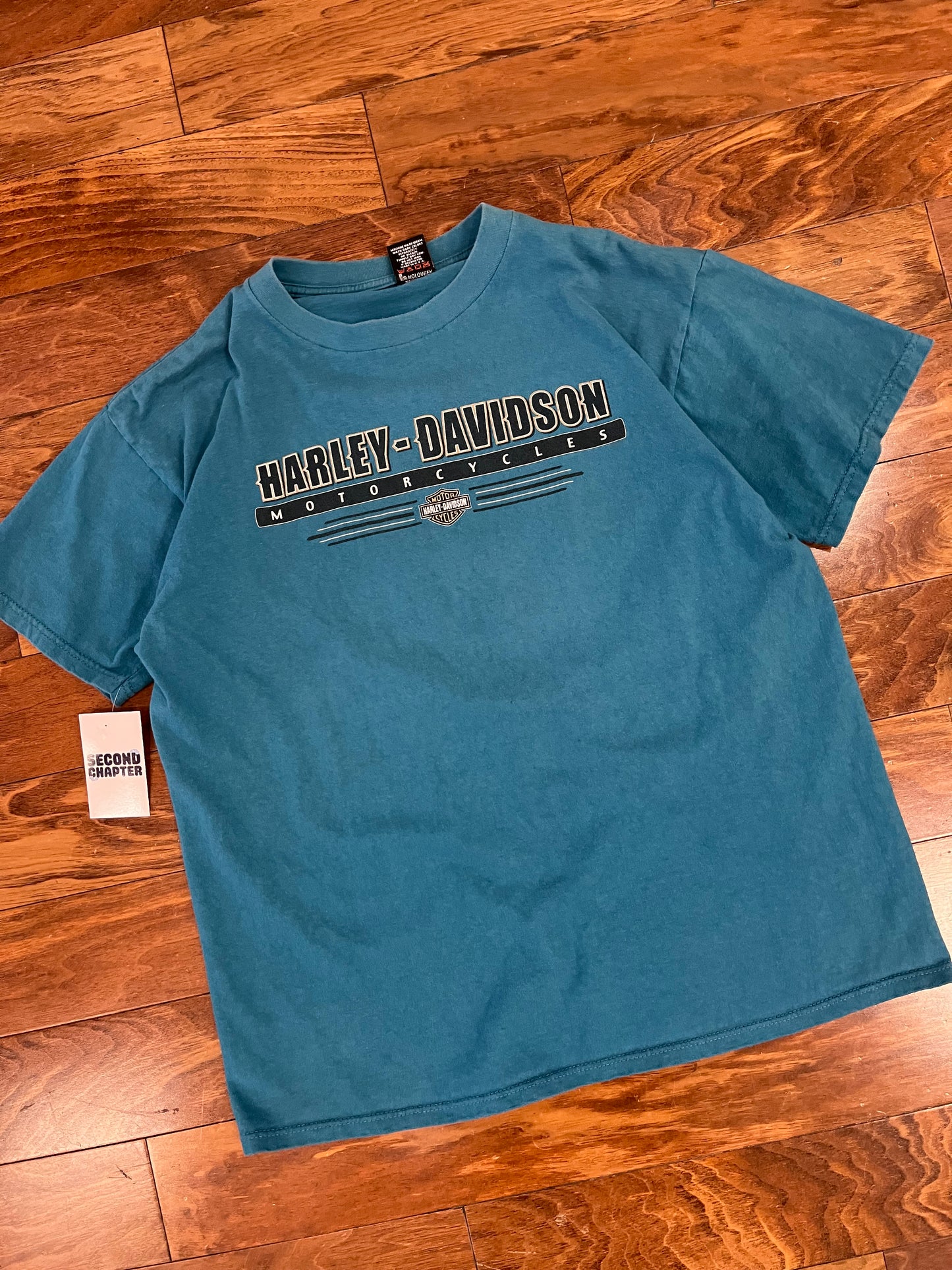 1996 Harley Davidson Teal Statesville Tee (XL)