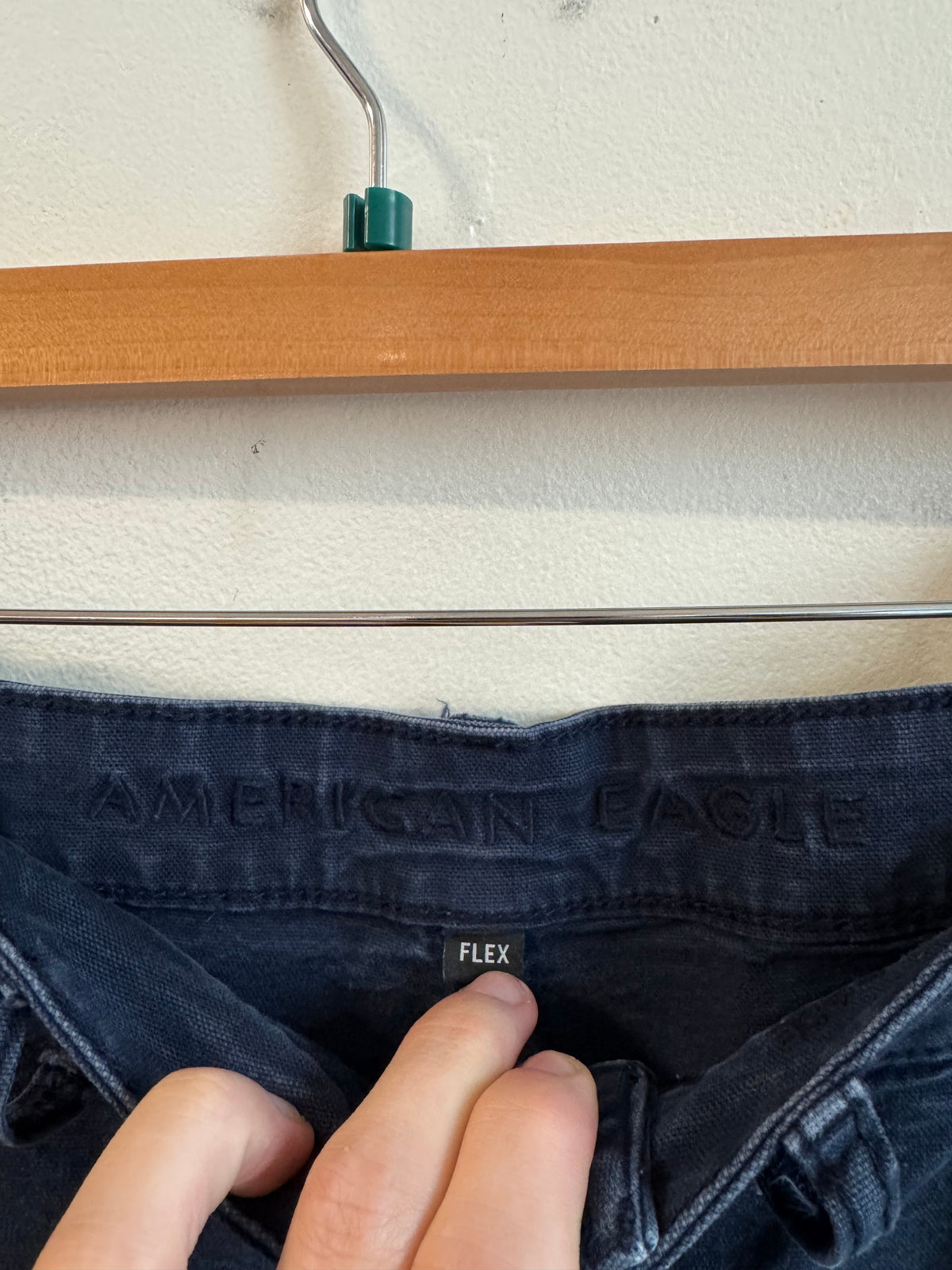 2010s American Eagle Navy Double Knee Shorts (34)