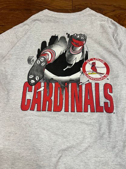 90s St Louis Cardinals Breakthrough Nutmeg MLB Tee (XL)