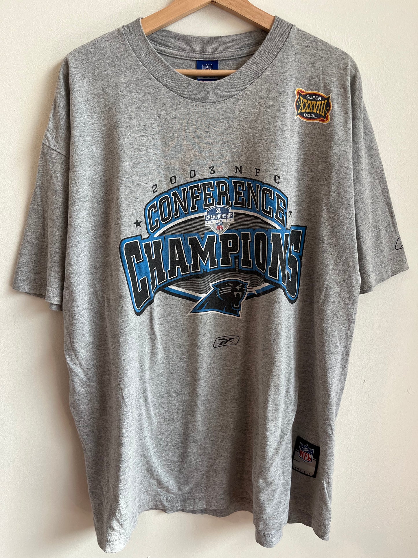 2003 Carolina Panthers Conference Champions Tee (XL)
