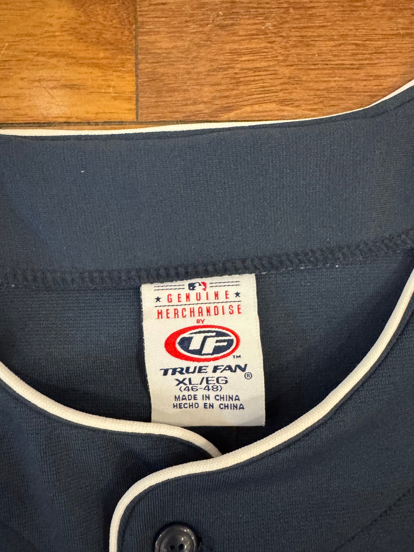 00s New York Yankees True Fan Navy Jersey (XL)