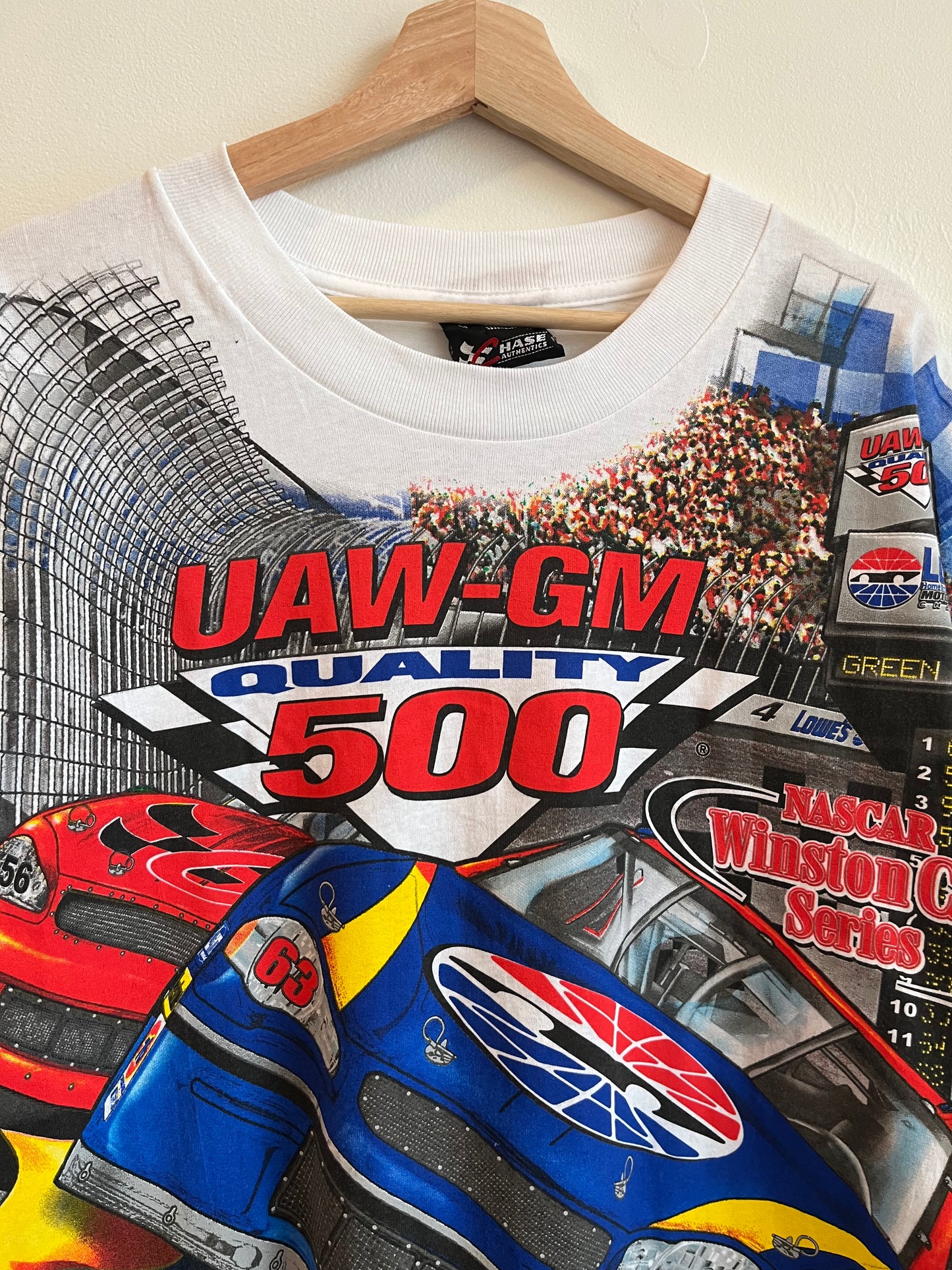 00s Lowe’s Charlotte Motor Speedway UAW-GM Nascar AOP Tee (M)
