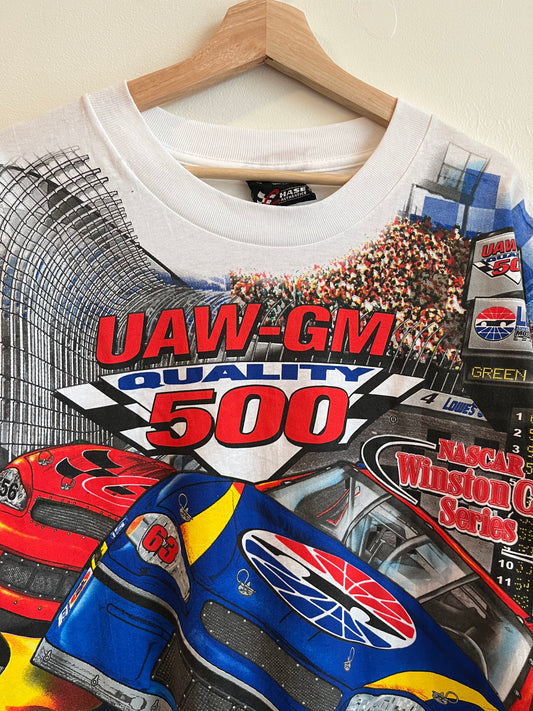 00s Lowe’s Charlotte Motor Speedway UAW-GM Nascar AOP Tee (M)