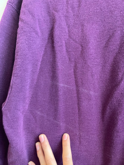 00s Champion Purple Essential Crewneck (L)