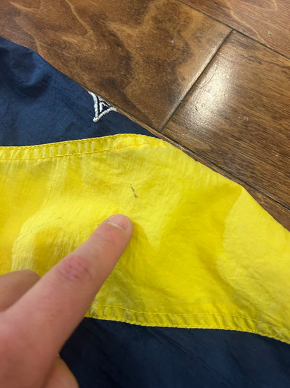 90s Notre Dame Apex Embroidered Windbreaker (Youth L)