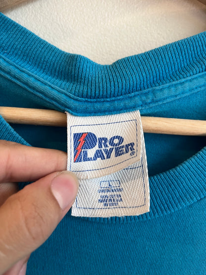 1996 Carolina Panthers Blue West Division Stained Tee (L)