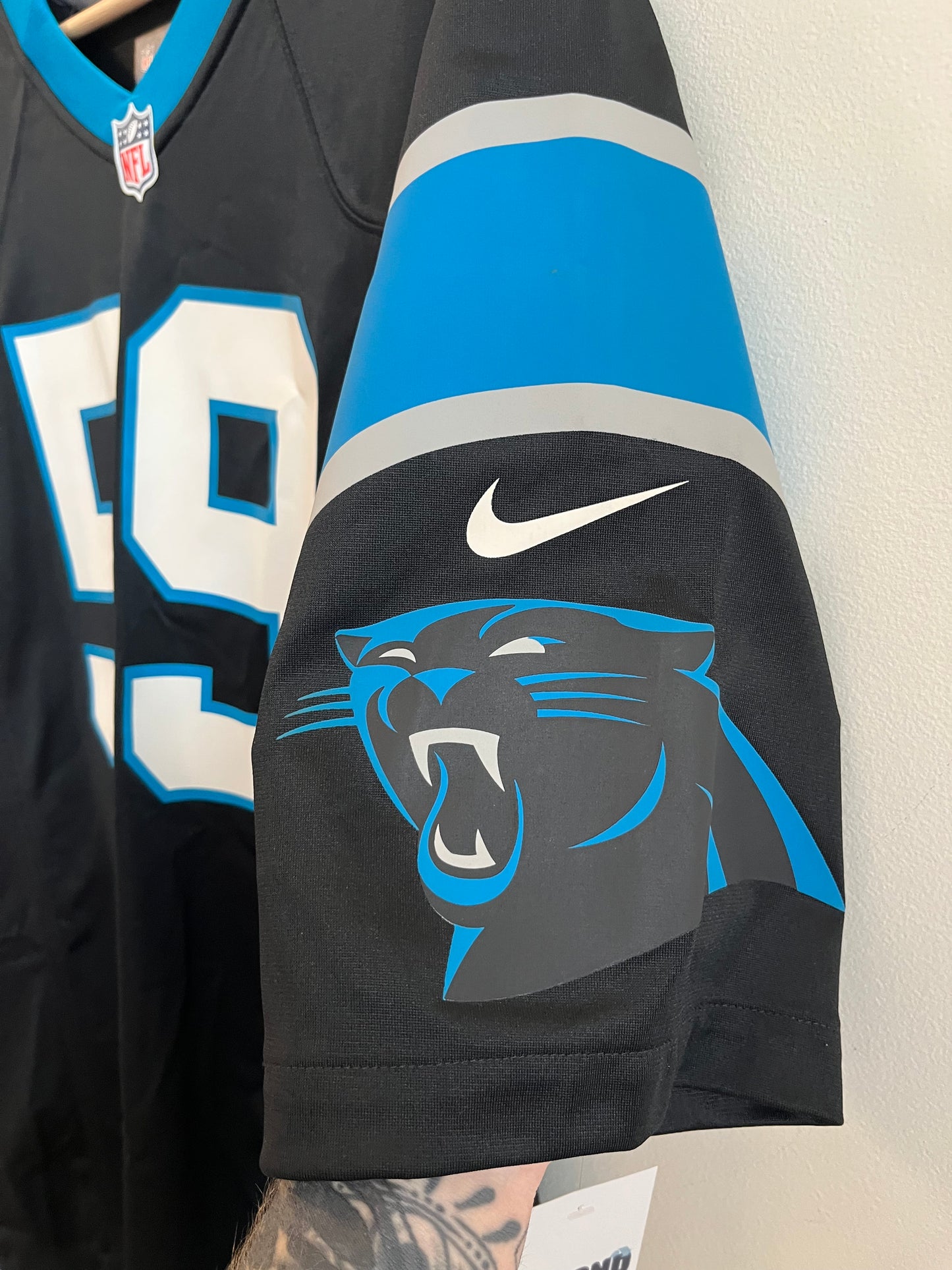 2010s Carolina Panthers Luke Kuechly Nike Home Jersey (L)