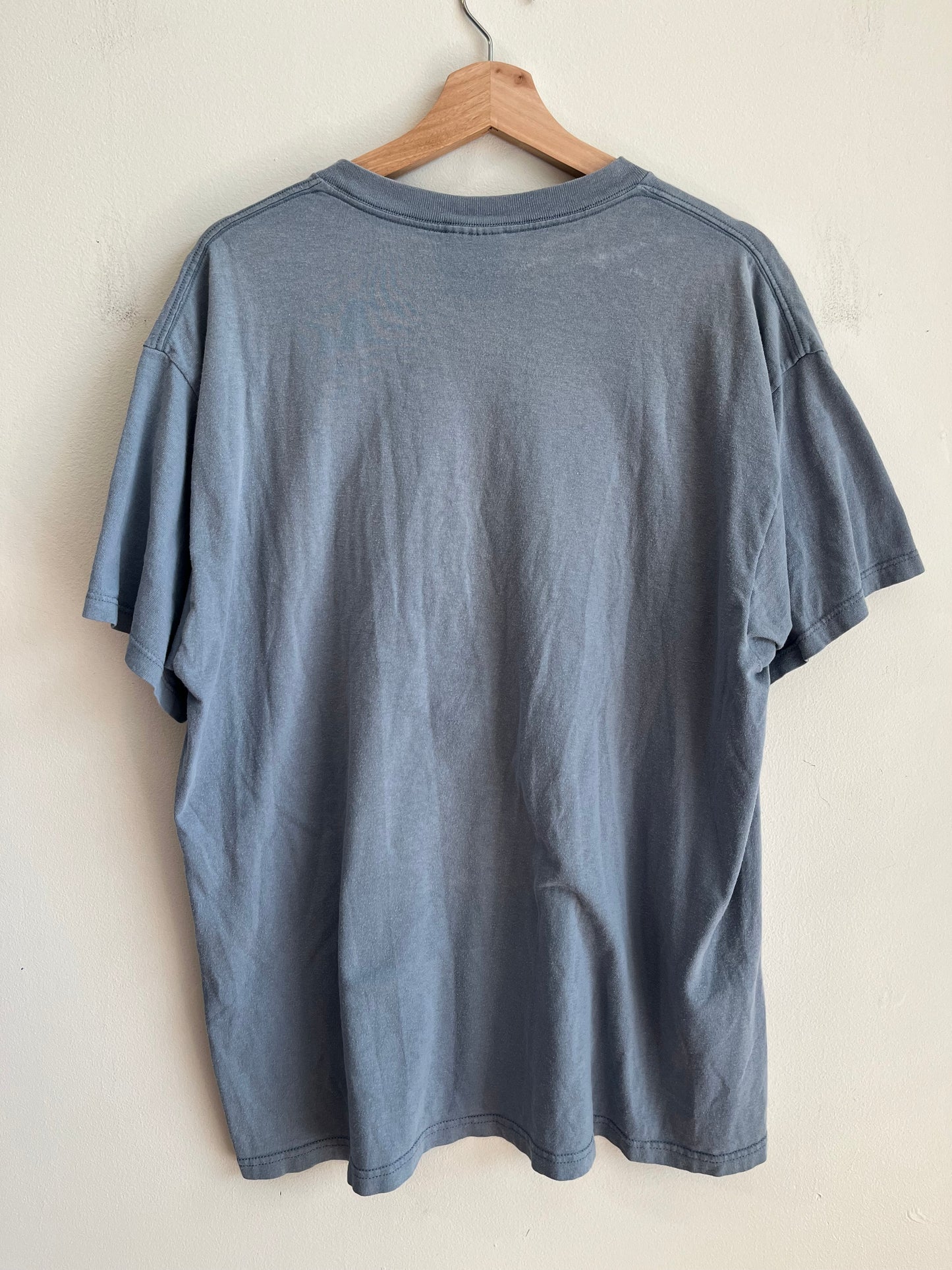 90s Nike Faded Washed Slate Blue Tee (L)