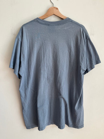 90s Nike Faded Washed Slate Blue Tee (L)