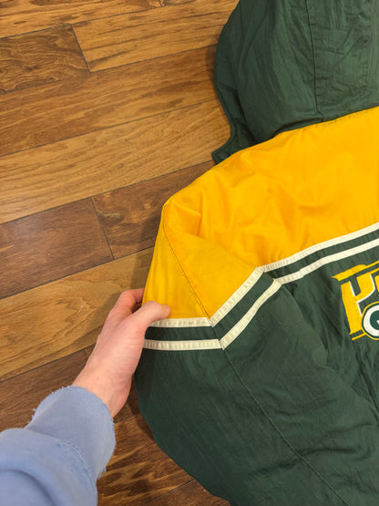 90s Green Bay Packers Puma Puffer Jacket (Youth XL)