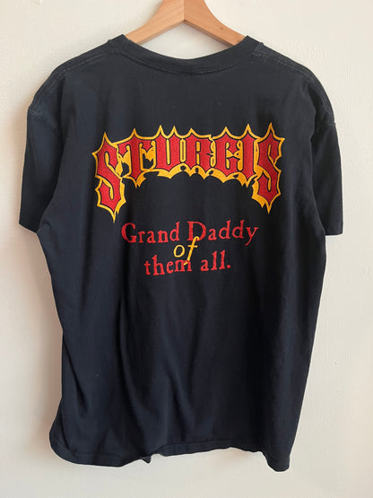 1997 Sturgis Rally Eagle Lightning Graphic Biker Tee (XL)