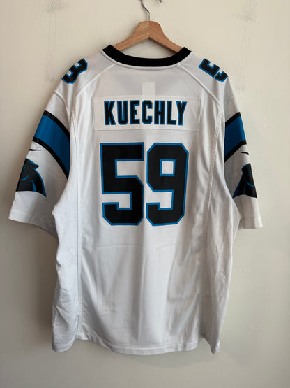 2010s Carolina Panthers Luke Kuechly Nike Away Jersey (XXL)