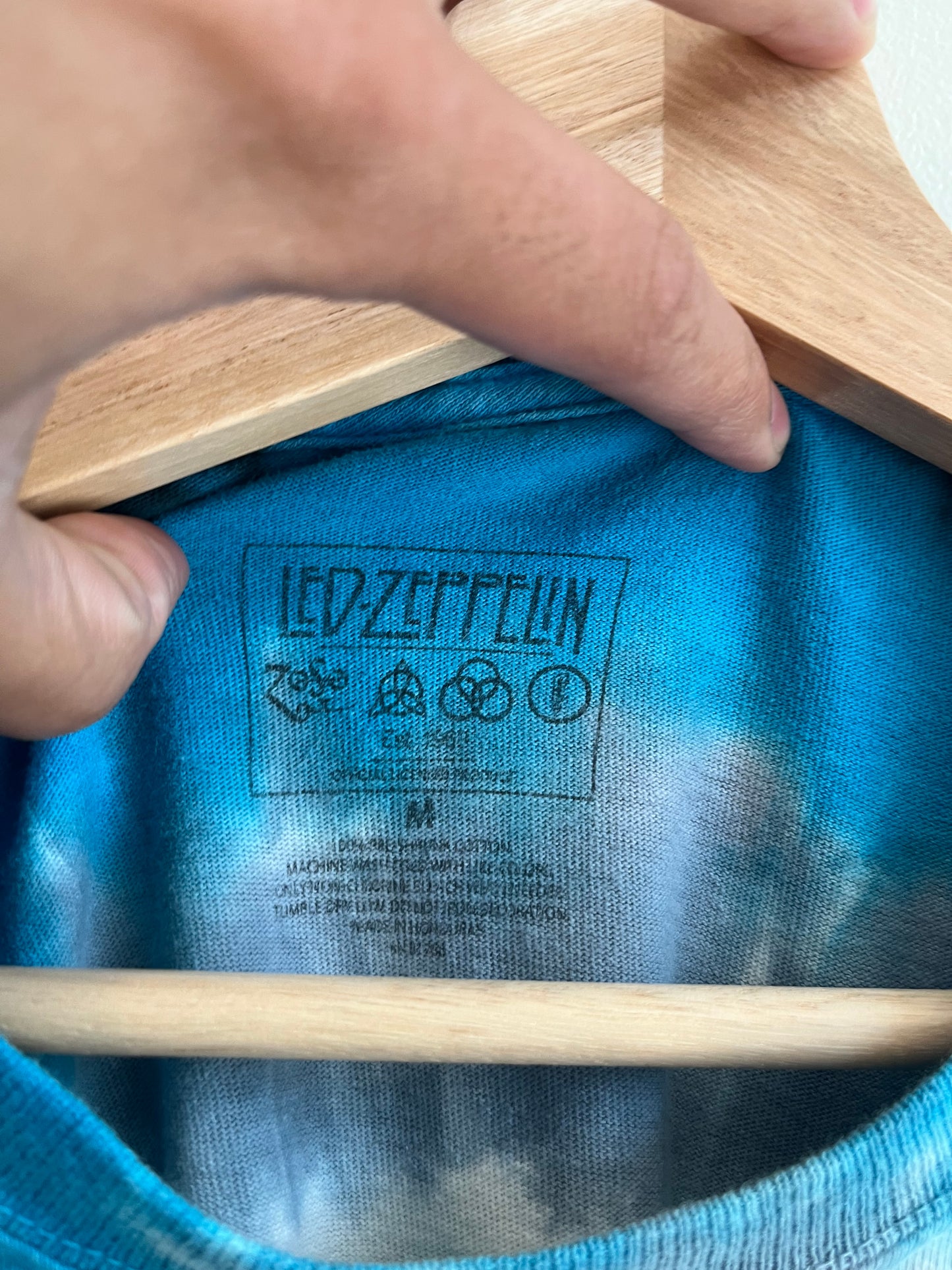 2010s Led Zepplin Tie Dye Music Tee (M)