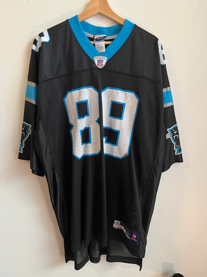 00s Carolina Panthers Steve Smith Reebok Home Jersey (XL)