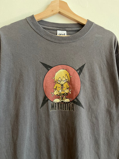 1999 Metallica "Rabbit Kid" Vintage Band Music Tee (L)