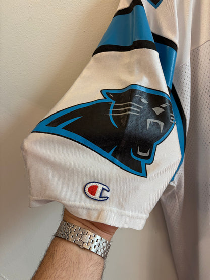 90s Carolina Panthers Kerry Collins Champion Away Jersey (M)