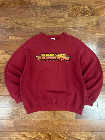 2003 Harley Davidson Maroon Virginia Crewneck (XL)