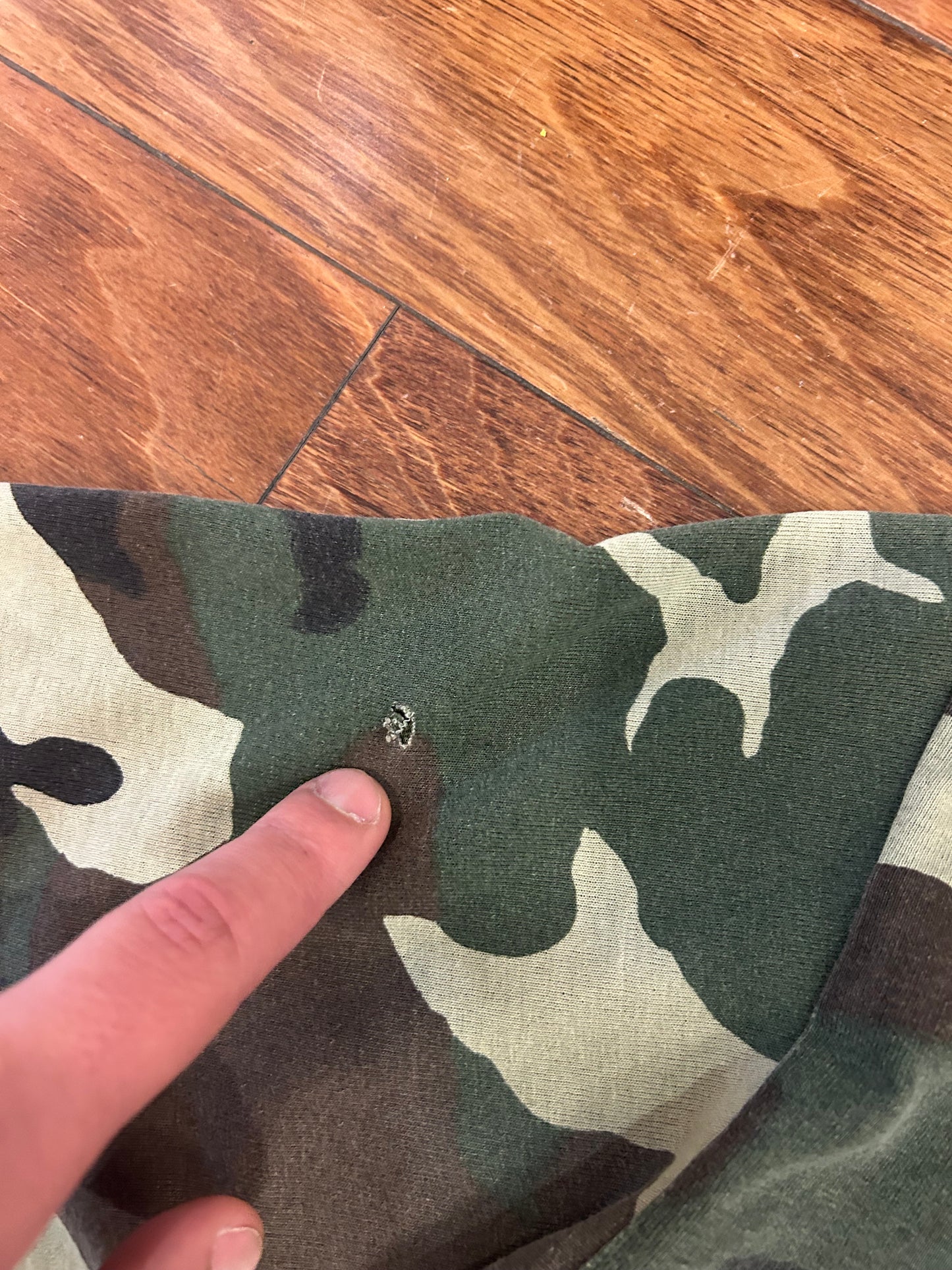 90s Camo Pocket Tee (L)