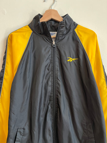 00s Reebok Yellow/Black Essential Windbreaker (M)
