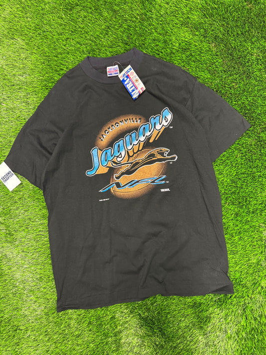1993 Jacksonville Jaguars Trench Spell Out Tee (XL)