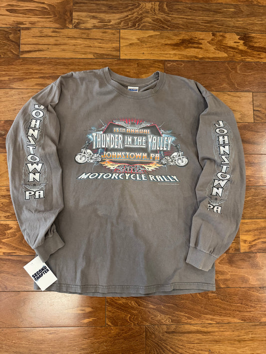 2012 Motorcycle Rally Johnstown, PA Biker Rally Long-Sleeve Shirt (L)