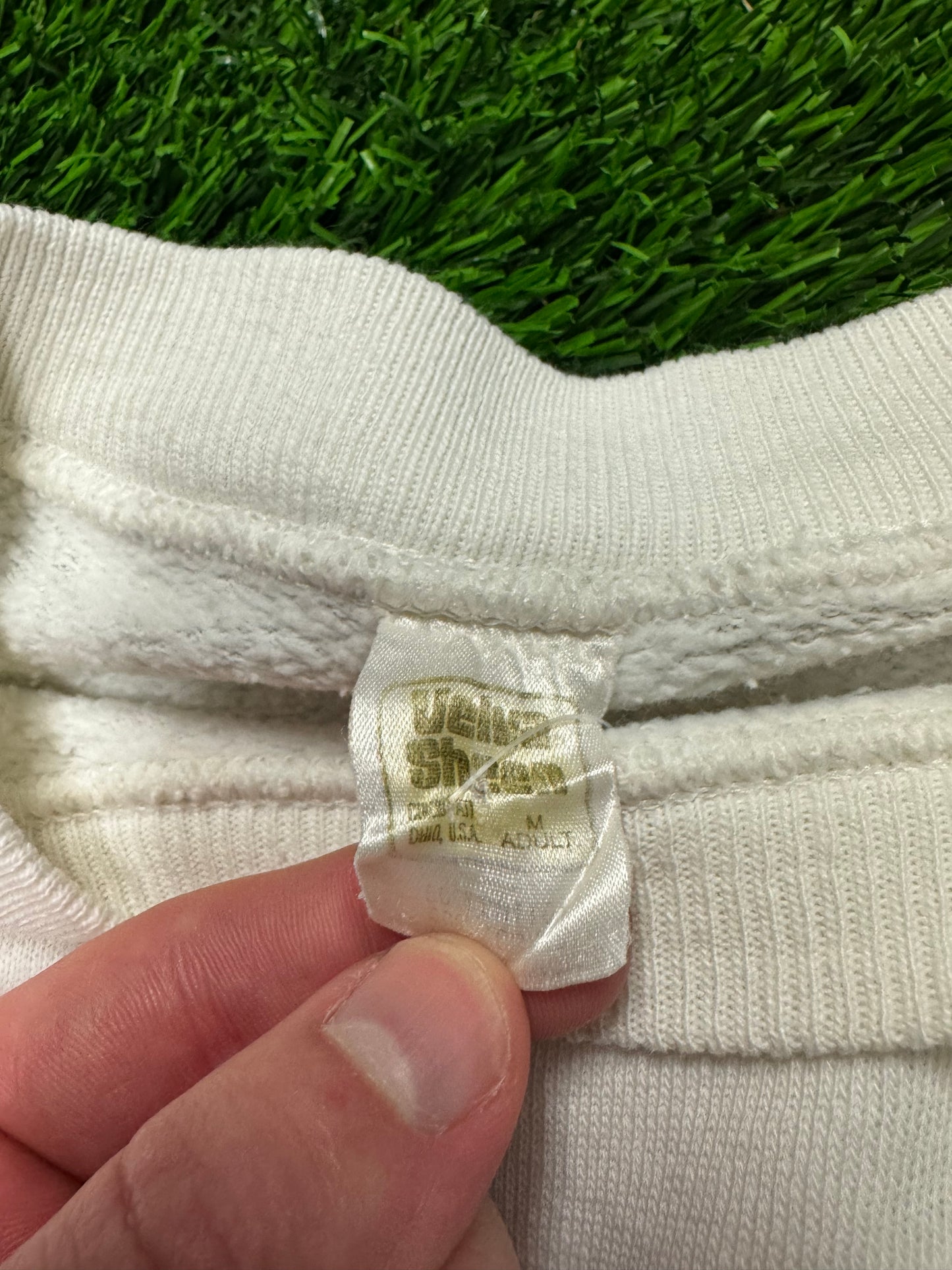 80s Mickey Mouse Disney Florida White Crewneck (M)