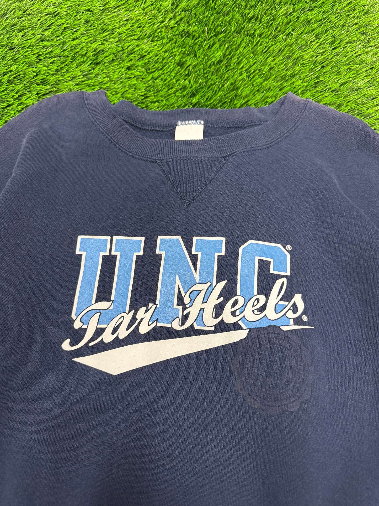 90s University of North Carolina UNC Tar Heels Vintage Russell Crewneck (XL)