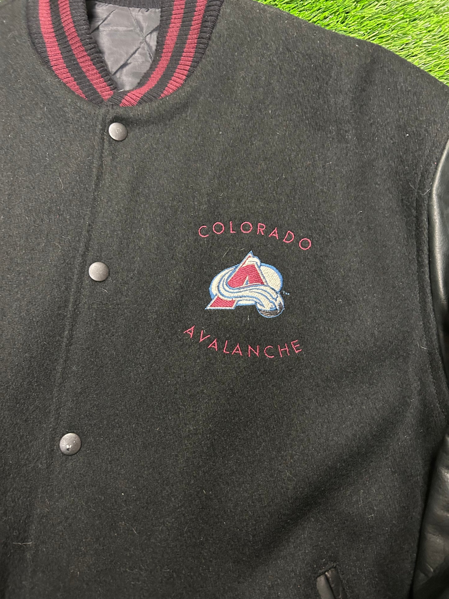 90s Colorado Avalanche Vintage NHL Varsity Jacket (XL)