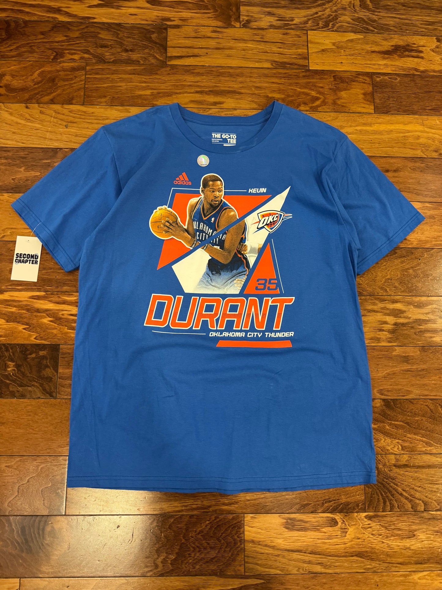 2012 OKC Thunder Kevin Durant Adidas Tee (XL)