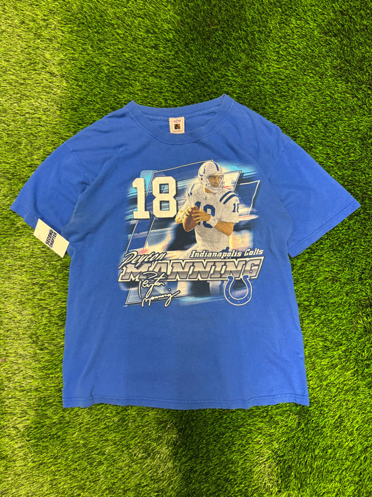 00s Indianapolis Colts Peyton Manning #18 Tee (L)