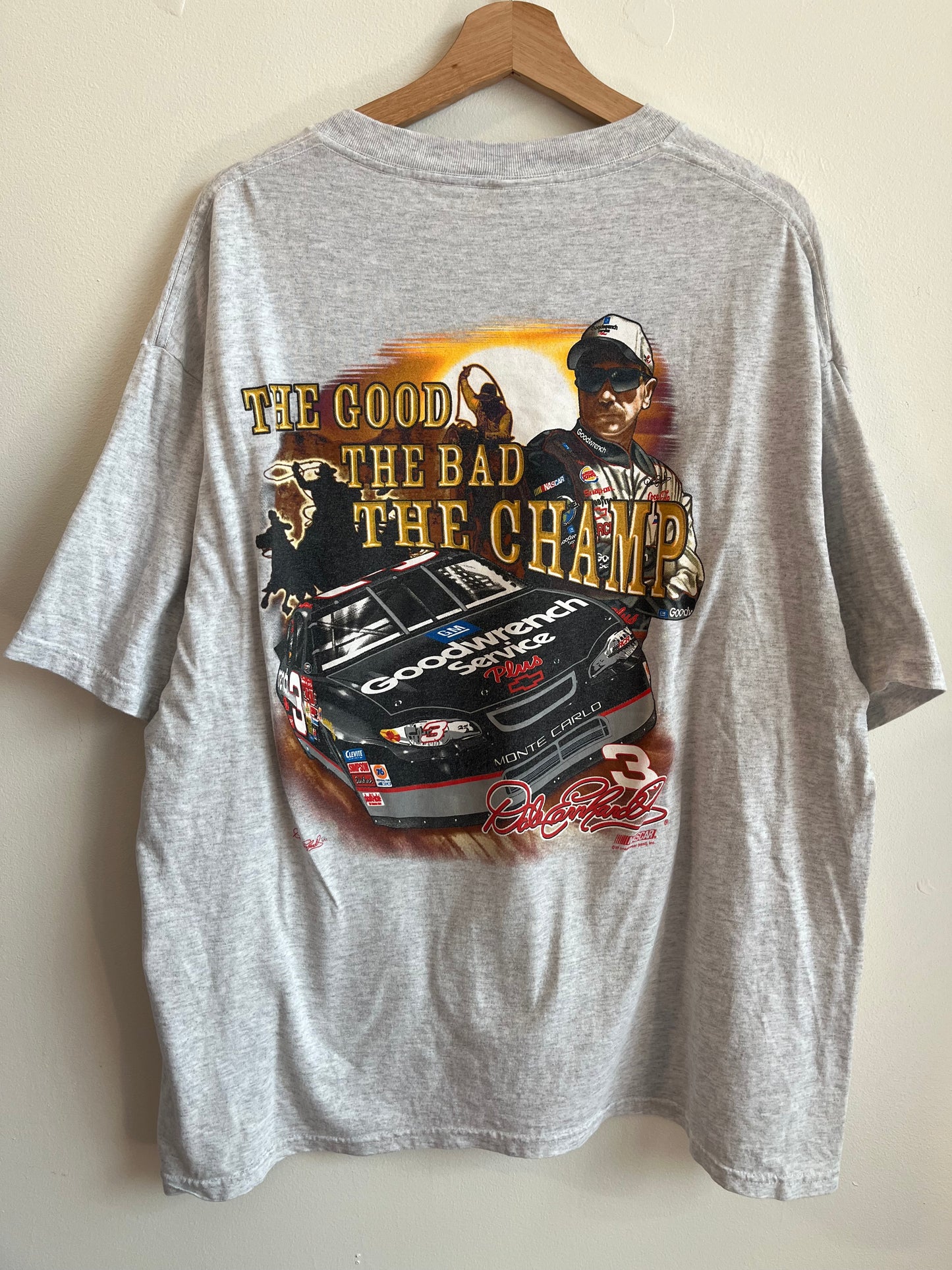 90s Dale Earnhardt Nascar Chase Western Tee (XL)