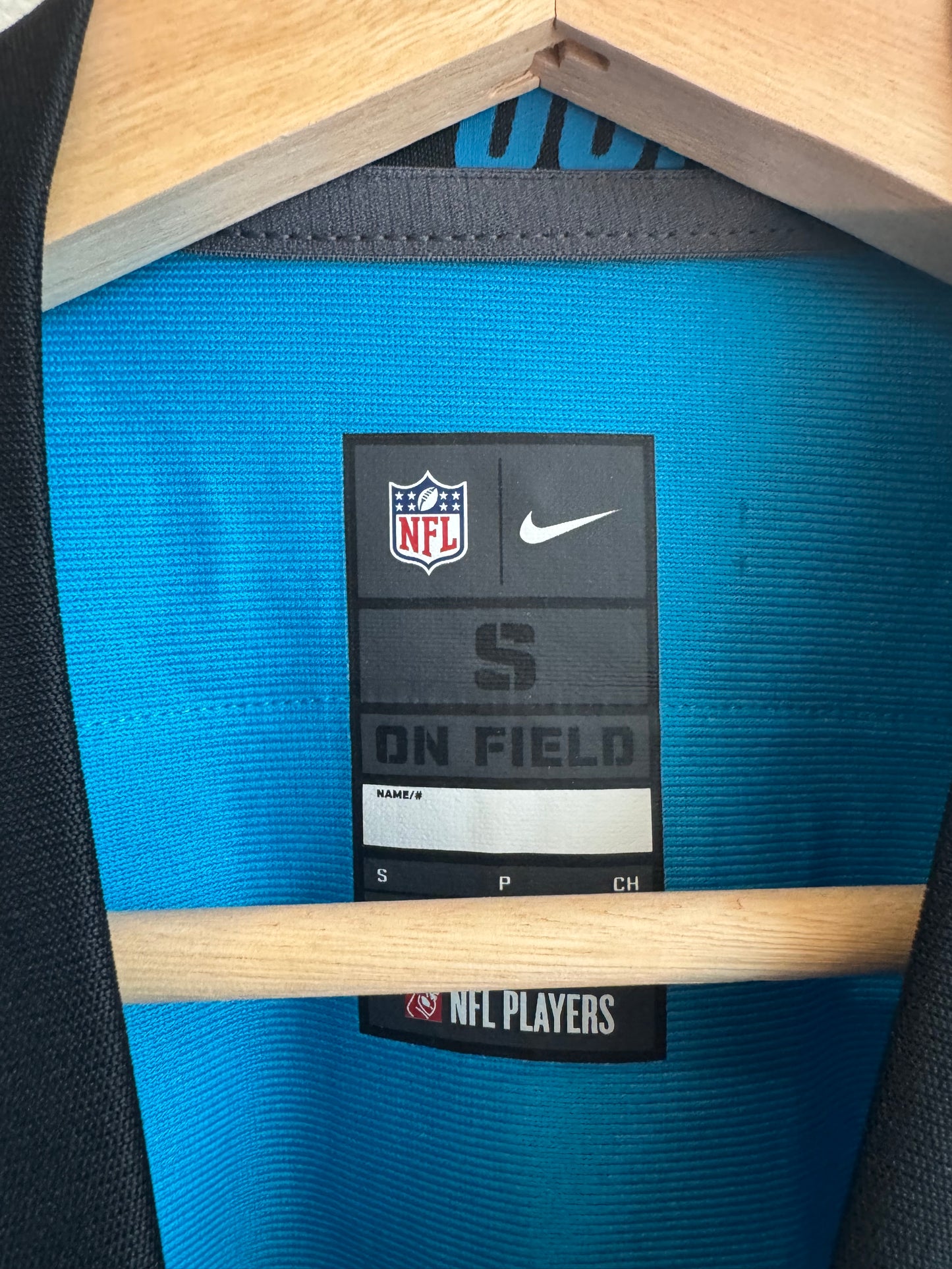 2010s Carolina Panthers Cam Newton Blue Nike NFL Jersey (S)