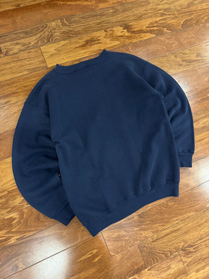90s Notre Dame Navy Tultex Crewneck (L)