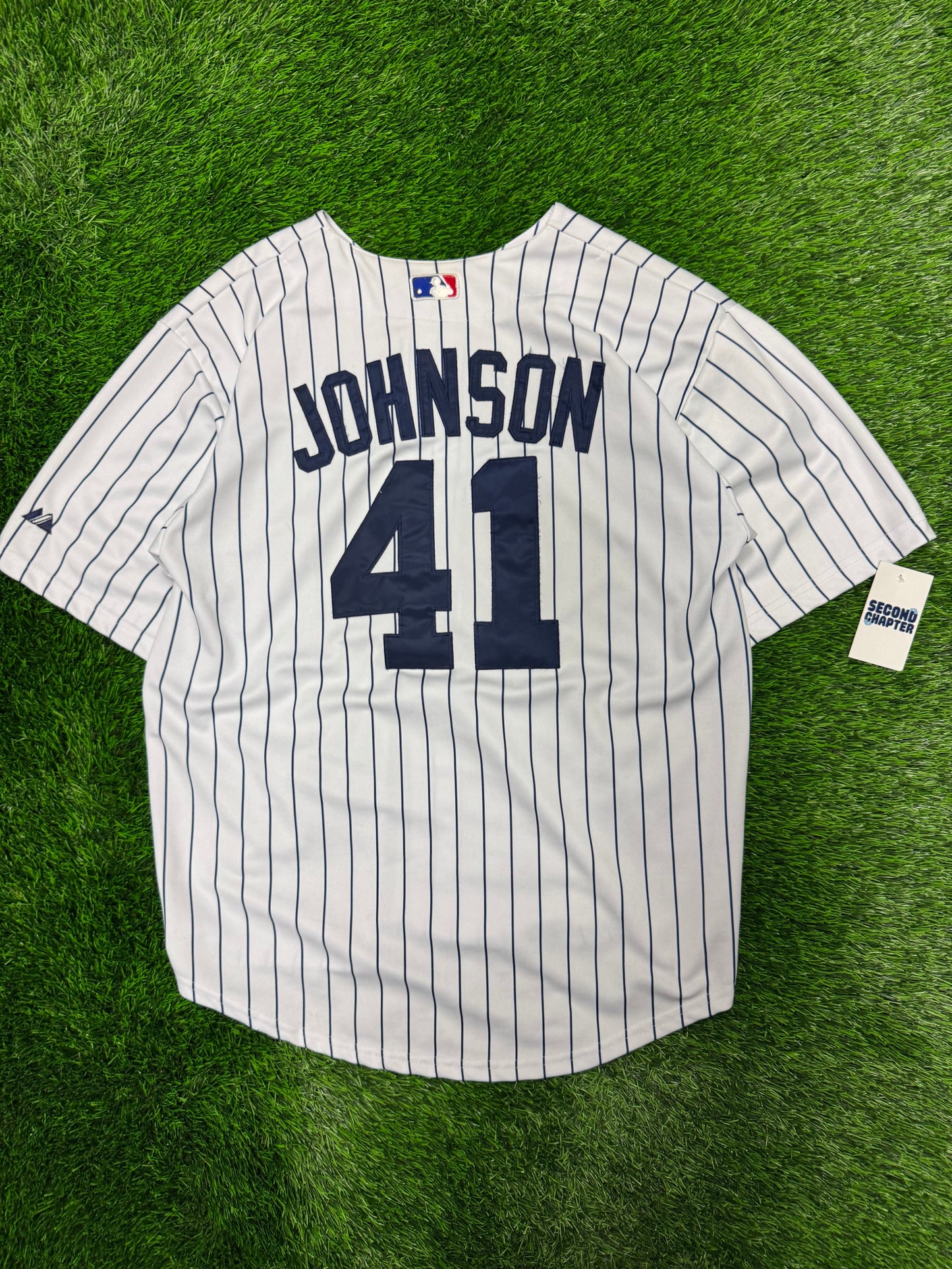 New York Yankees Randy Johnson #41 Majestic Baseball Jersey (XXL)