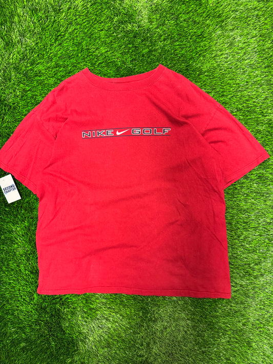 00s Nike Golf Spell Out Essential Tee (XXL)