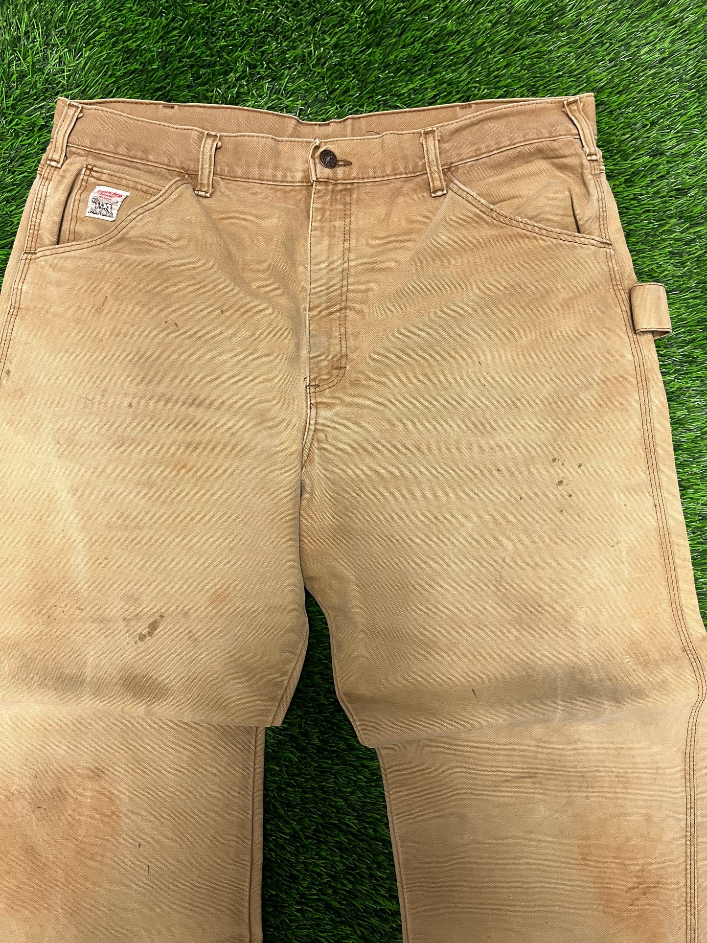 90s Pointer Brand Tan Carpenter Pants (38 x 32)