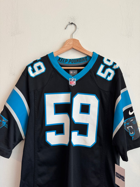 2010s Carolina Panthers Luke Kuechly Nike Home Jersey (M)