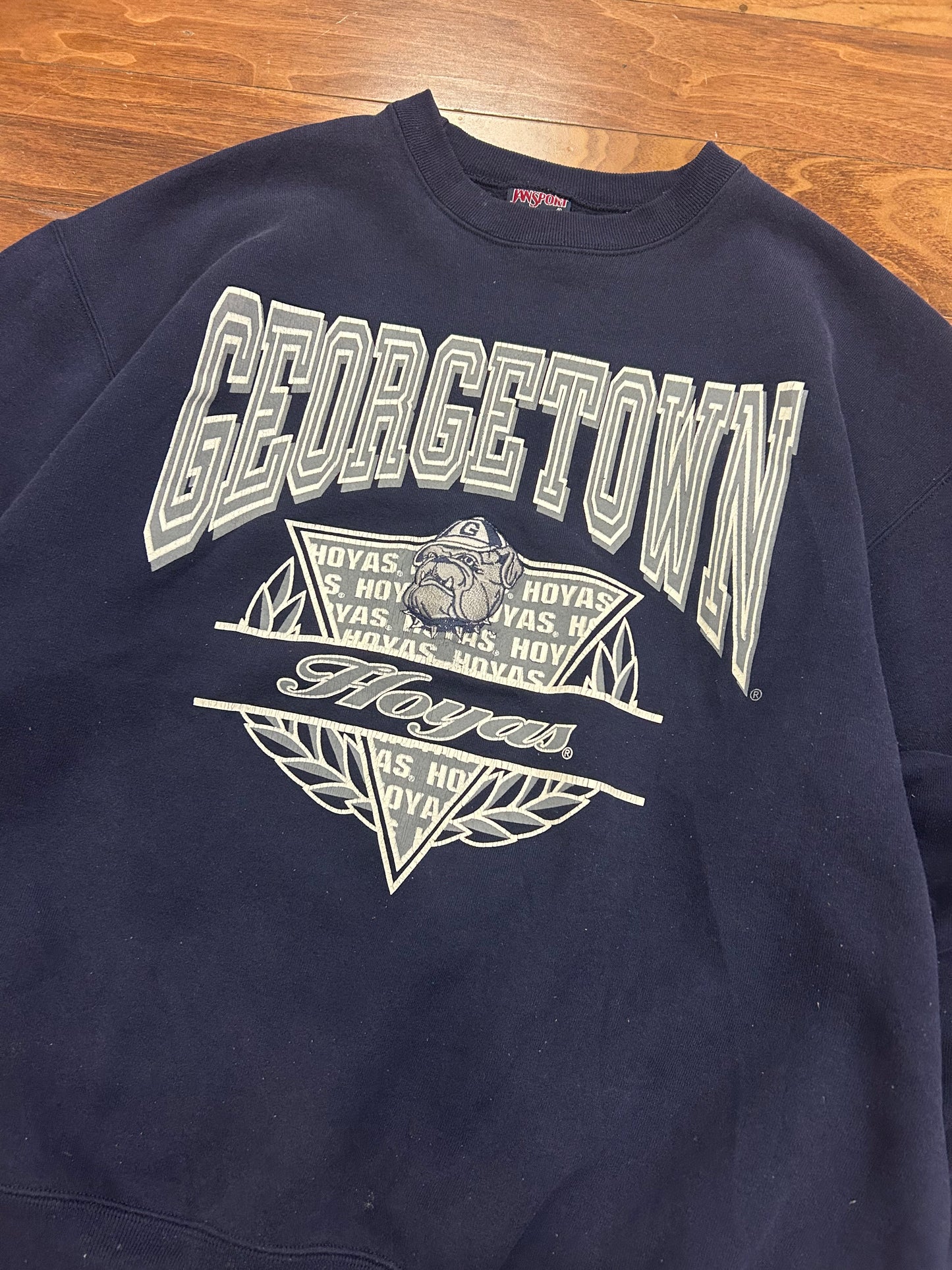 90s Georgetown Vintage Jansport Navy Crewneck (XL)