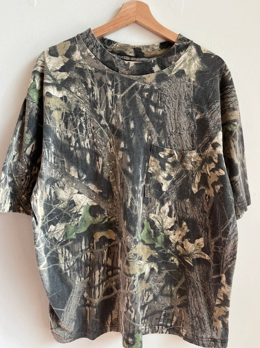90s Liberty Camo Pocket Tee (XL)